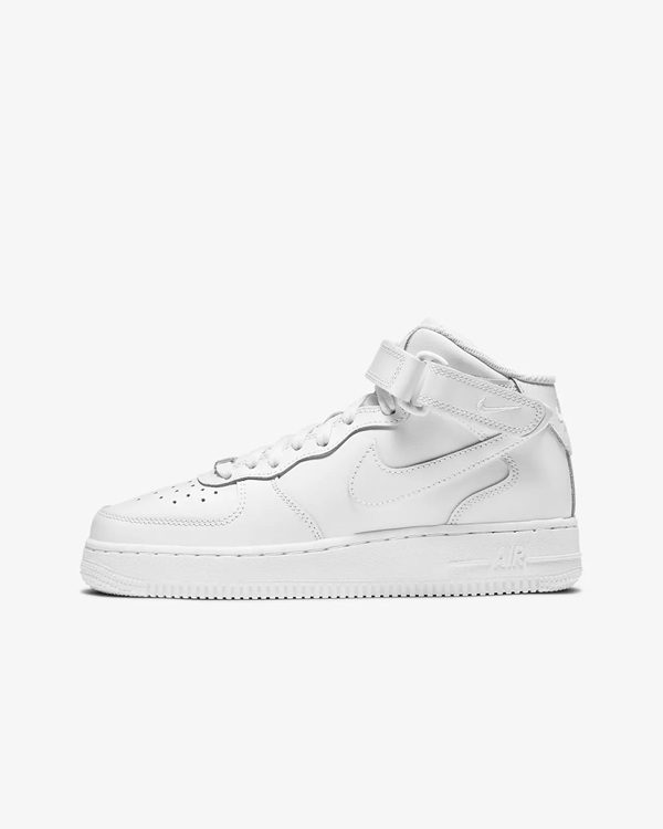 Nike Air Force 1 Mid Hvit – billige nike adidas sko,air jordan barn sko ...